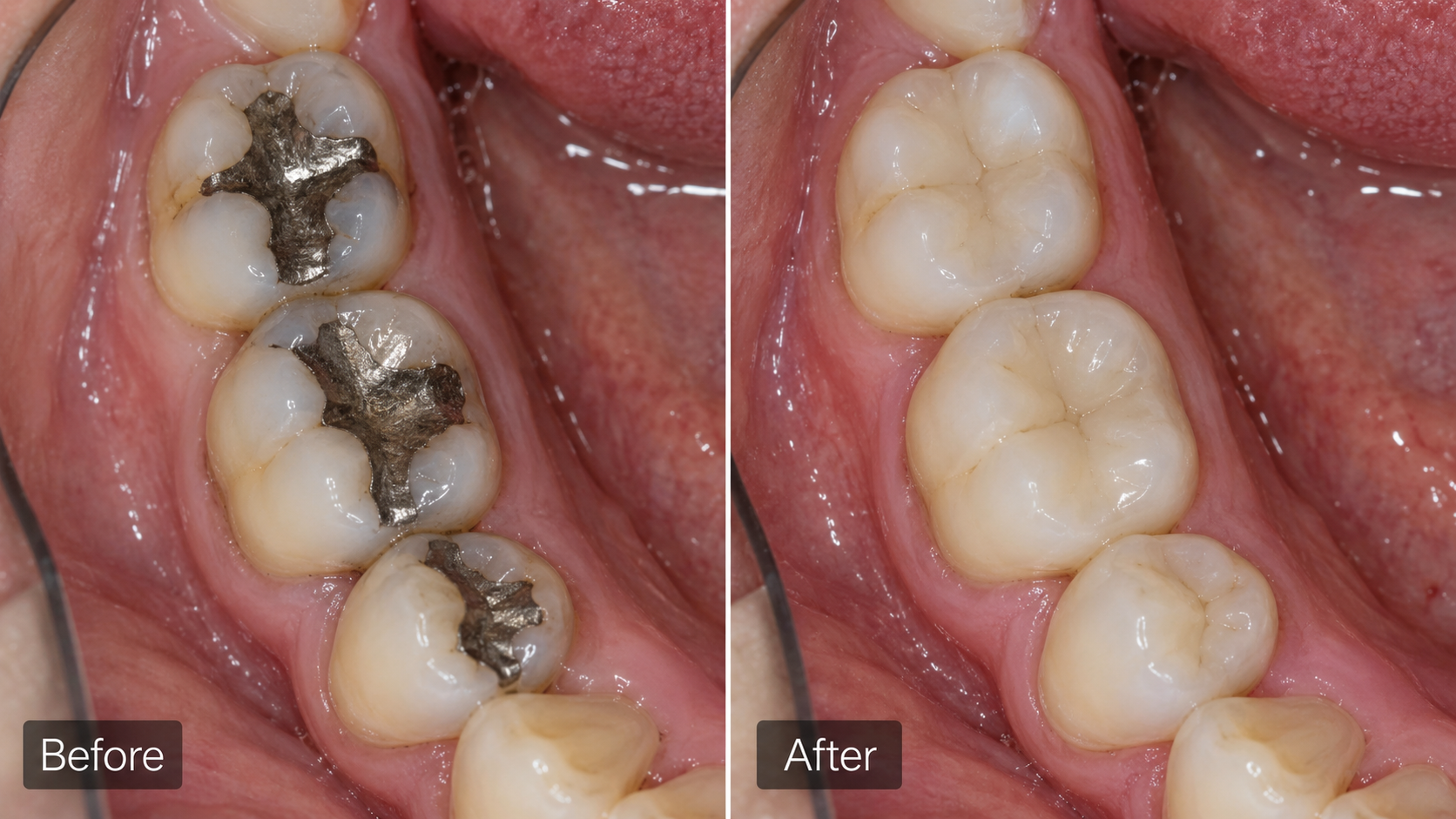 Retirada segura de amalgamas dentales